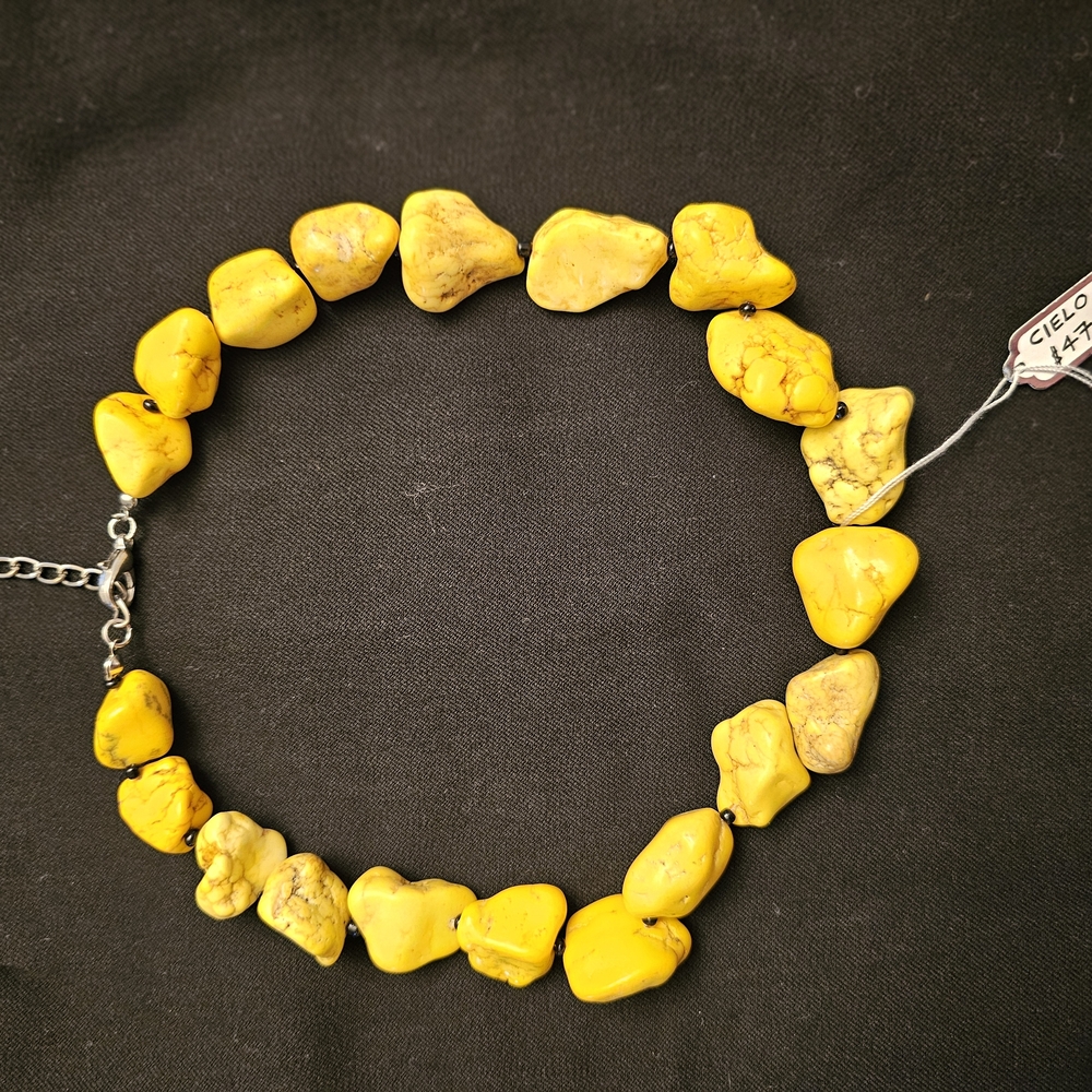 Yellow Stone Necklace